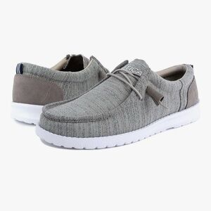 Nautica Men's Gray Comfort Boat Shoes